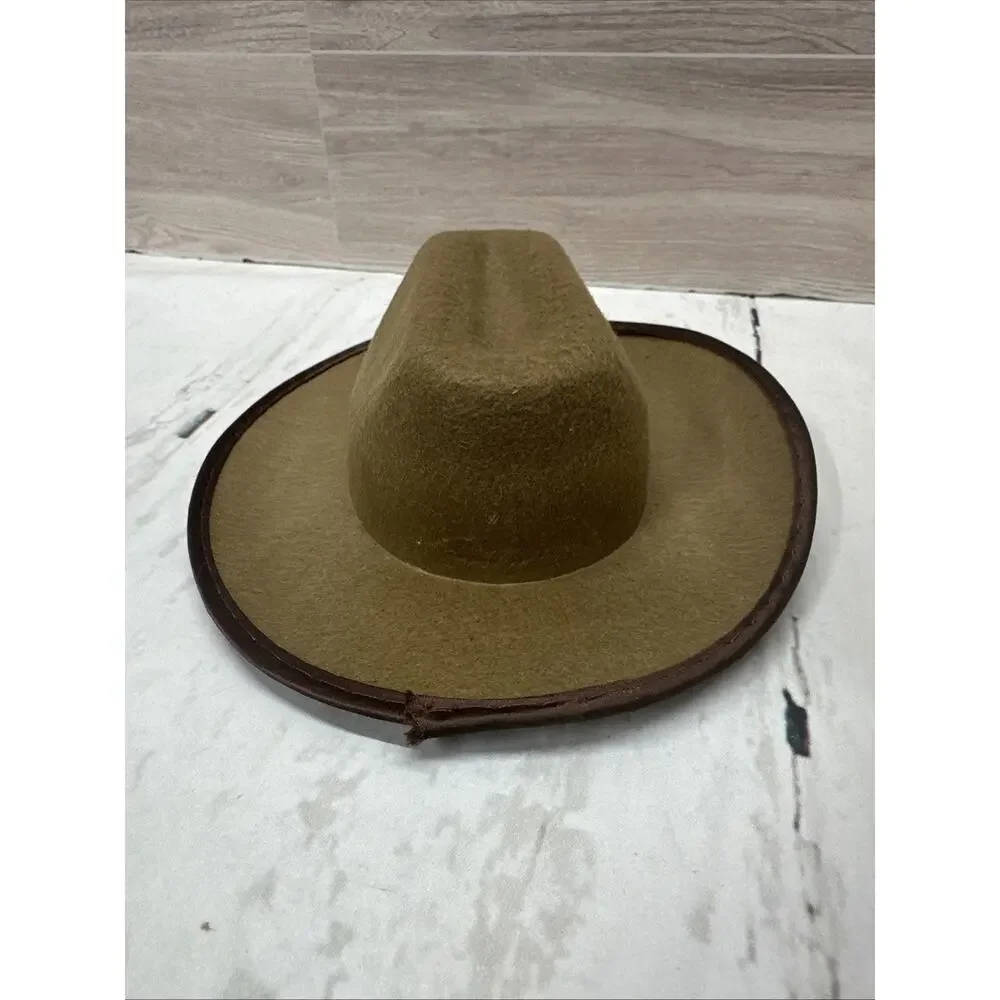 Rubies Pet Dog or Cat Cowboy Hat Costume Accessory~Brown~Size M/L